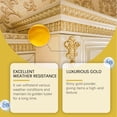 thumbnail image 3 of Weather Resistant Water Based Gold Paint, Weather Resistant Gold Paint, Golds Spray Paints for Metal, Golds Spray Paints, for Metal, for Wood, for Stone, Arts, Paintings and Crafts, 3 of 9