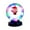 C, variant on VVQ Plastic LED Moon Lantern Night Light, Christmas Gifts Indoor Moonlit Decorations, Portable Emergency Lighting for Home Market Decorations 10.6x8.6x13.2cm