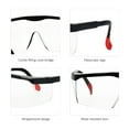 thumbnail image 2 of Protective Safety Glasses Eyewear Adjustable Anti Fog Scratch Resistant Eye Protection Goggles UV Blocking Clear Mirror Lens with Glasses Cloth & Storage Box, 2 of 8