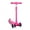 Pink, variant on Goldensoil Kids Kick Scooter, LED Lighted Wheels and 4 Adjustable Height Handlebars, Pink