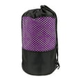 thumbnail image 1 of Toalla de yoga antideslizante de microfibra para hombre y mujer, ideal para hacer ejercicio en casa o en el gimnasio. violeta, 1 of 9