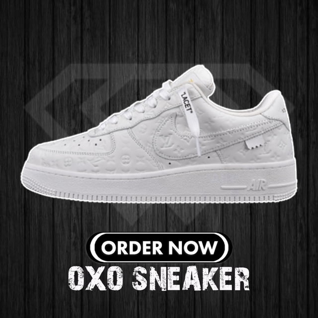 LOUIS VUITTON X NIKE AIR FORCE 1 LOW BY VIRGIL ABLOH PURE WHITE AF1 LV 1 (Calidad Original 100 %) Mujer Hombres Zapatos Gao Jiahui unisex