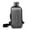 Gray, variant on Anti Theft Sling Bag Shoulder Crossbody Backpack Waterproof Chest Bag with USB Charging Port Lightweight Casual Daypack