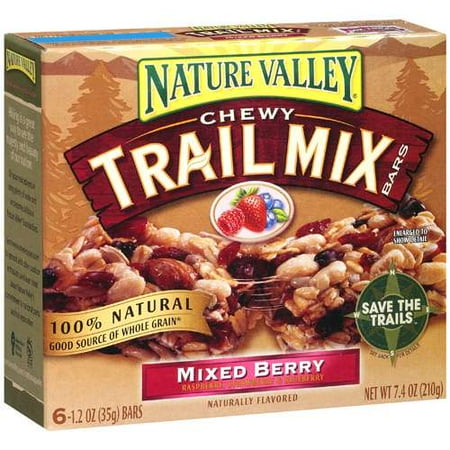 General Mills Nature Valley Chewy Trail Mix Bars, 6 ea