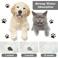 thumbnail image 2 of Dog Food Mats for Floors Waterproof, Dog Cat Water Bowl Mats Pet Feeding Absorbent Mat Dog Cat Pet Placemats for Food and Water Marble 12 * 20 inch, 2 of 6