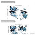 thumbnail image 4 of Adhesivos de pared Creative Blue Eyes Butterfly Floral Element, 4 of 4