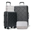 thumbnail image 4 of Luggage Sets Hardside 5 Piece Lightweight Hardshell Suitcase with Double Spinner Wheels and 3PCS Packing Cubes,(18"&26") Dark Gray, 4 of 8