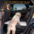 thumbnail image 3 of Cubierta para asiento de coche para perros BONTHEE con extensor para asiento trasero impermeable, 3 of 8