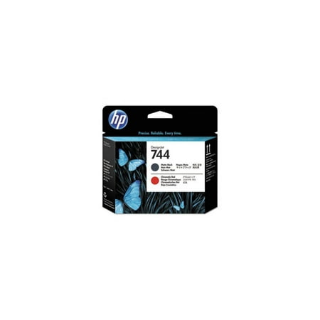 UPC: 0725184104510 | HP 744 Matte Black/Chromatic Red Printhead F9J88A