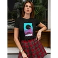 thumbnail image 2 of Vaporwave Press Start To Play T-Shirt Women -Image by Shutterstock, Female x-Large, 2 of 4