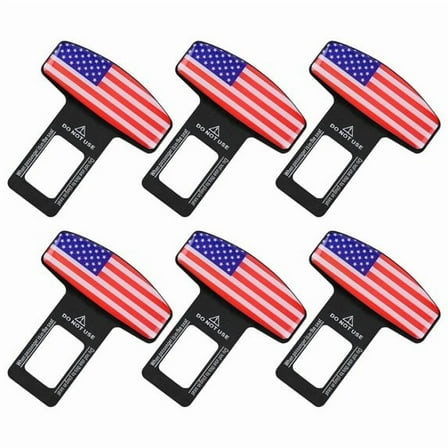 6pcs Car Safety Seat Belt Buckle Clip Car-Styling Universal Vehicle Mounted