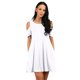 thumbnail image 2 of Mini Vestidos De Verano Para Las Mujeres Playa Sólidos Elegantes Fuera De Los Hombros Sexy Vestido Casual Corto, 2 of 3