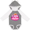 thumbnail image 3 of Inktastic I Love My Mamaw grandchild gift Girls Long Sleeve Baby Bodysuit, 3 of 5
