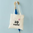 thumbnail image 6 of CafePress - Cute 50 Rocks 50Th Birthday Tote Bag - Unisex Canvas Tote Bag, Beige, 1-Piece, 6 of 8