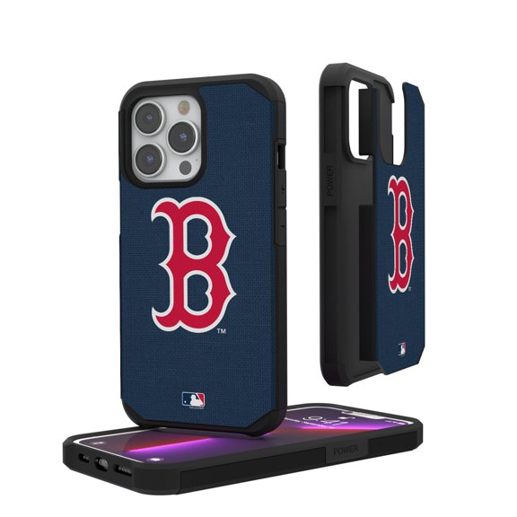 Boston Red Sox iPhone Solid Design Rugged Case