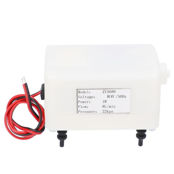 ZYA680 Mini Air Pump Ultra Mute 4W 6‑8L/min 15‑25kpa AC DC Electric InflatorDC4V