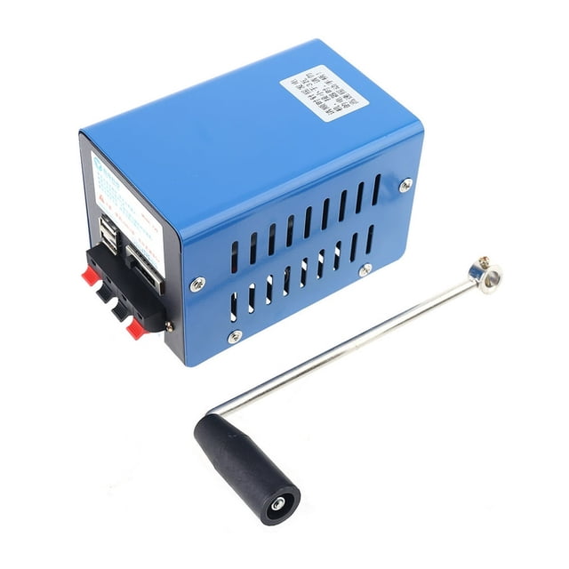 MesaSe 20W Manual Hand Crank Generator Outdoor Portable Emergency Power Supply