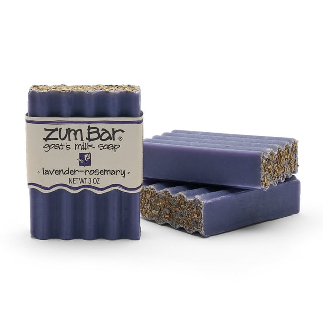 Zum Bar Goat's Milk Soap LavenderRosemary 3 oz (3 Pack) by Indigo