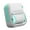 White green, variant on Thermals Printer with 200dpi Claritys for Homework Note Photos and QR Codes Includes 1 Roll Printing Paper Rechargeable