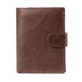 thumbnail image 4 of Wallet Zip Monedero Bolsillo Zip Regalo Hombres café Sunnimix Billetera para hombre, 4 of 7
