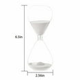 thumbnail image 4 of BESTSKY Hourglass,Calm and Smooth Hourglass Timer With Sand,Suitable for Multiple Scenes Sand Clock,White, 4 of 5