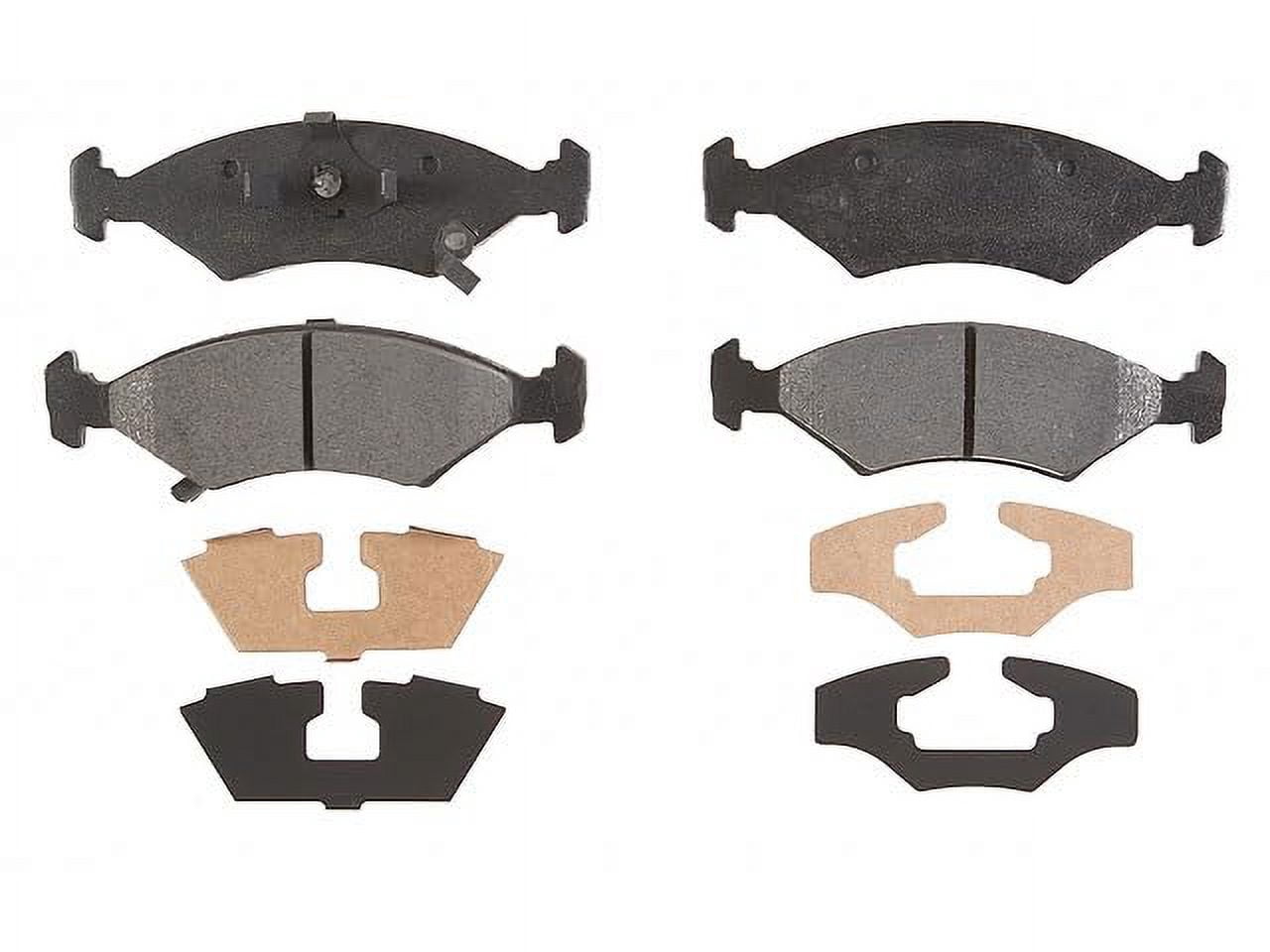 Raybestos PGD649M Professional Grade Semi-Metallic Disc Brake Pad Set Fits select: 1994-2000 KIA SEPHIA, 1986-1993 FERRARI MONDIAL
