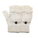 thumbnail image 1 of Minnieouse 1 par de guantes abotonados con cubierta para el pulgar Manoplas Estilo cabrio Diseño cuidadoso con tapa Accesorios de invierno guantes y mitones blanco Minnieouse AP009707-15B, 1 of 6