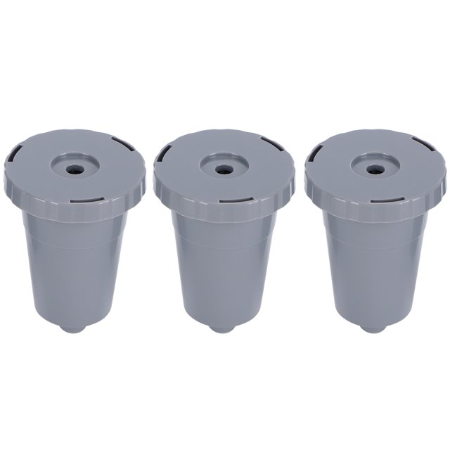 Cápsula de café, cápsula de café recargable de 3 piezas, kit de cápsulas de café, filtro de café, estética elegante Jadeshay A
