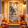 thumbnail image 4 of Tyidzon 1Pc Thanksgiving Banner, 35 x 71 inch Maple Leaves and Pumpkin Fall Door Cover for Farmhouse Harvest Thanksgiving Decorations, 4 of 6