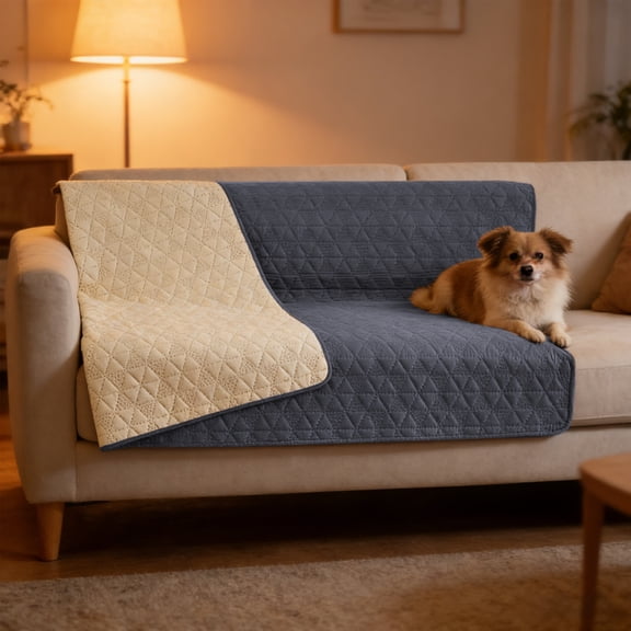 NWOKYZGH Waterproof Bed Cover Pet Blanket, Nylon Anti-Slip Back for Furniture Bed Couch Sofa, 30" x 70"