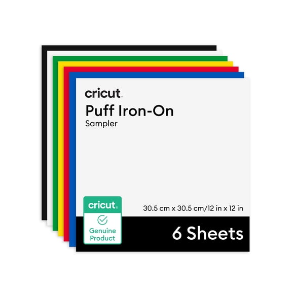 Cricut® Puff Iron-On, Classics Sampler