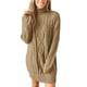 thumbnail image 5 of Vestido de mujer de manga larga con cuello redondo y jersey de punto para mujer, 5 of 6