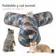 thumbnail image 5 of Gato túnel tubo 2/3/4 vías plegable gato gatito túnel entrenamiento juguetes interactivos, 5 of 7