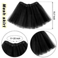 thumbnail image 6 of 70s 80s Fancy Dress Costumes Accessories Set ,6 in 1 Adult Fancy Tutu Skirt Set for Cosplay Party Theme Party, 6 of 6
