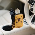 thumbnail image 3 of SEANATIVE Double Eyeglass Case Zipper Glasses Case Sunglasses Pouch for 2 Pairs of Eyeglasses Sunglasses, Multifunctional Eyewear Organizer Portable Eyewear Accessories, Cute Giraffe Print, 3 of 7