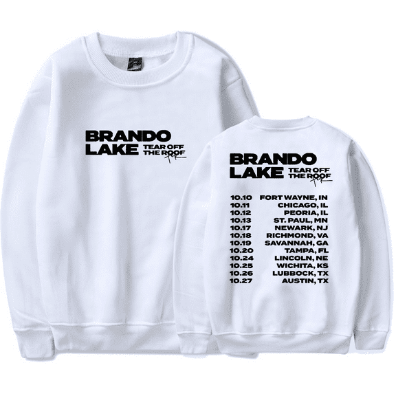 Brandon Lake Tear Off The Roof Crewneck Sweatshirt Merch Casual Sweatshirt Unisex Clothing