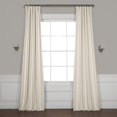 thumbnail image 1 of Panneau de Rideau Occultant en Faux Lin Non Doublé, Taille : 50 Pouces x 108 Pouces, Blanc, 1 of 3