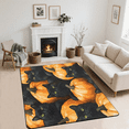 thumbnail image 2 of CURLYOOT Halloween Area Rugs 5'x7' Washable Rug Large Living Room Rug Non Slip Black Cat Pumpkin Indoor Floor Carpet for Dining Room Bedroom Home, 2 of 8
