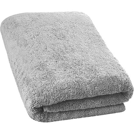 Extra Large Oversized Bath Towels, 100% Cotton Turkish Towels, 40x80 inch - Maximum Softness and Absorbency Bath Sheet, Heavy Weight 1000 Grams 35 Ounces (Grey, 4 Pcs)
