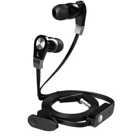 CiCi Gadgets Stream Premium High Quality Stereo Earphone with Mic Control - Black CiCi Gadgets Stream Premium High Quality Stereo Earphone with Mic Control - Black