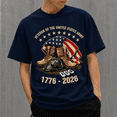 thumbnail image 4 of Veteran Of The United States Army 1776-2026 Shirt, USA 250th Anniversary Patriotic Veteran T Shirt, Military Boots American Flag Graphic Tee, 4 of 6