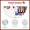 thumbnail image 3 of Lukts Patriotic Skull Art Print Color Life Christmas Tree Skirt, Winter Holiday Tree Mat Decoration ,Can be Used as A Shawl-48", 3 of 6