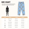thumbnail image 3 of Balery Cute French Bulldog Pantalones de pijama para mujer, pijamas ultraligeros, pantalones de estar por casa-Medium, 3 of 6