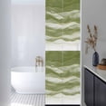 thumbnail image 3 of Sage Green Ombre Window Privacy Film, Modern Moire Abstract Art Luxury Static Cling UV Sun Blocking Heat Control Window Tint Day and Night, Non-Adhesive One Way Windows Privacy Cover 17.7''x78.7'', 3 of 7