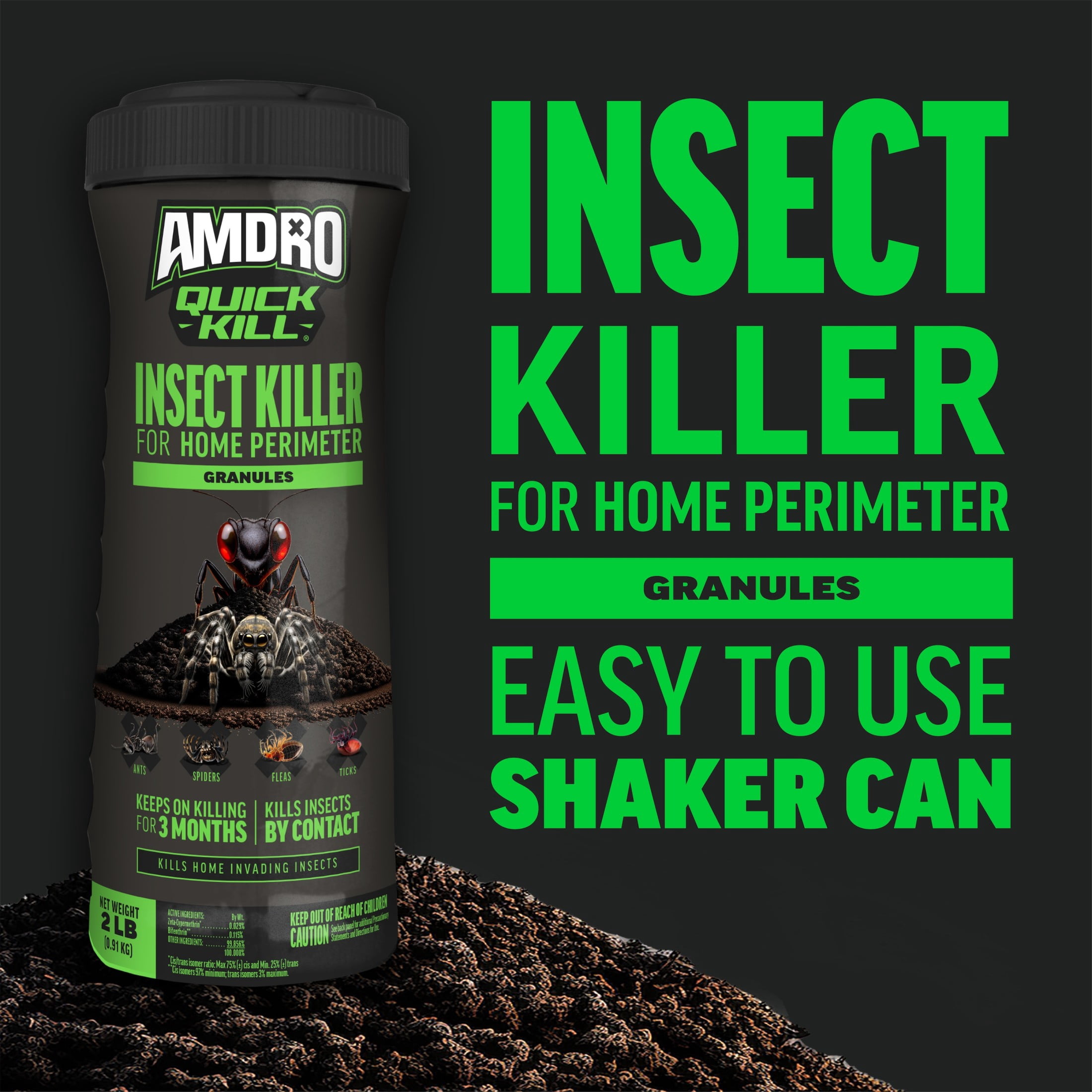 Amdro Insect Killer Yard Liquid RTS & Granule Bundle