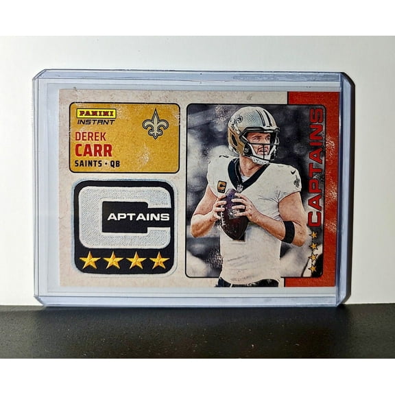 Derek Carr 2024 Panini Captains NFL #21 Card New Orleans Saints 1/351