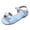 Blue, variant on TOWED22 Toddler Flower Girl Sandals - Girl Summer Dress Shoes Toddler Little Kid Wedding Party Yellow,11