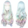 thumbnail image 1 of Peluca de cosplay Linfairy Long Wave Ombre Diamond para mujer, 1 of 8