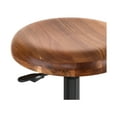 thumbnail image 4 of Seville Classics Acacia Wood Seat Pneumatic Adjustable Work Stool, 4 of 5