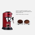 thumbnail image 4 of 3 Ear Portafilter, Coffee Machine Portafilter 51mm 3 Ear Coffee Machine Portafilter With Filter Basket Wooden Handle Bottomless Portafilter For EC0680, 4 of 8